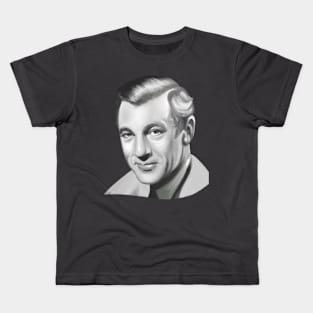 Gary Cooper Portrait Kids T-Shirt